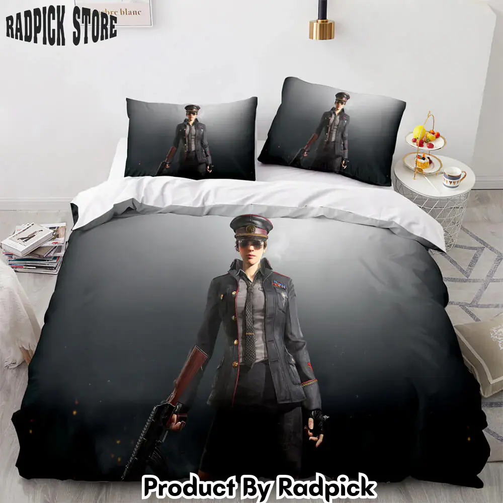 Player unknowns battlegrounds cosplay bedding sets duvet covers sheets  rp0421464